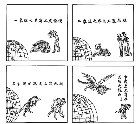 1909年《图画日报》系列寓意画